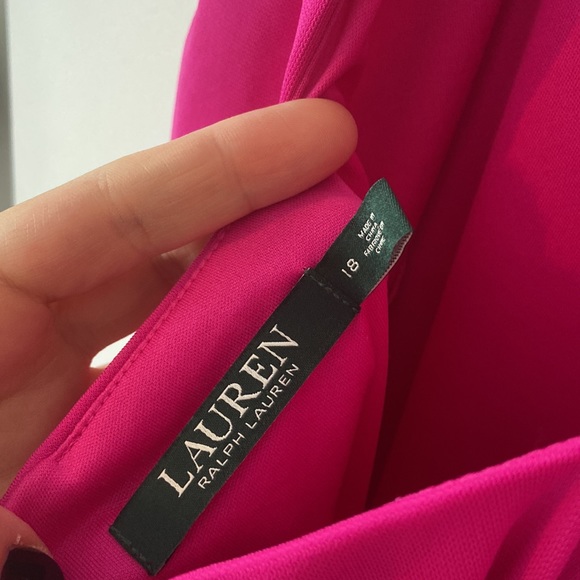 Maxi Hot Pink Ralph Lauren Gown - Picture 7 of 8